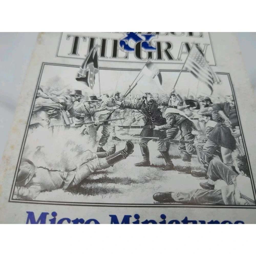 Vtg 1993 Edward Grabowski's The Blue‎ & The Gray Micro Miniatures Battle Manual